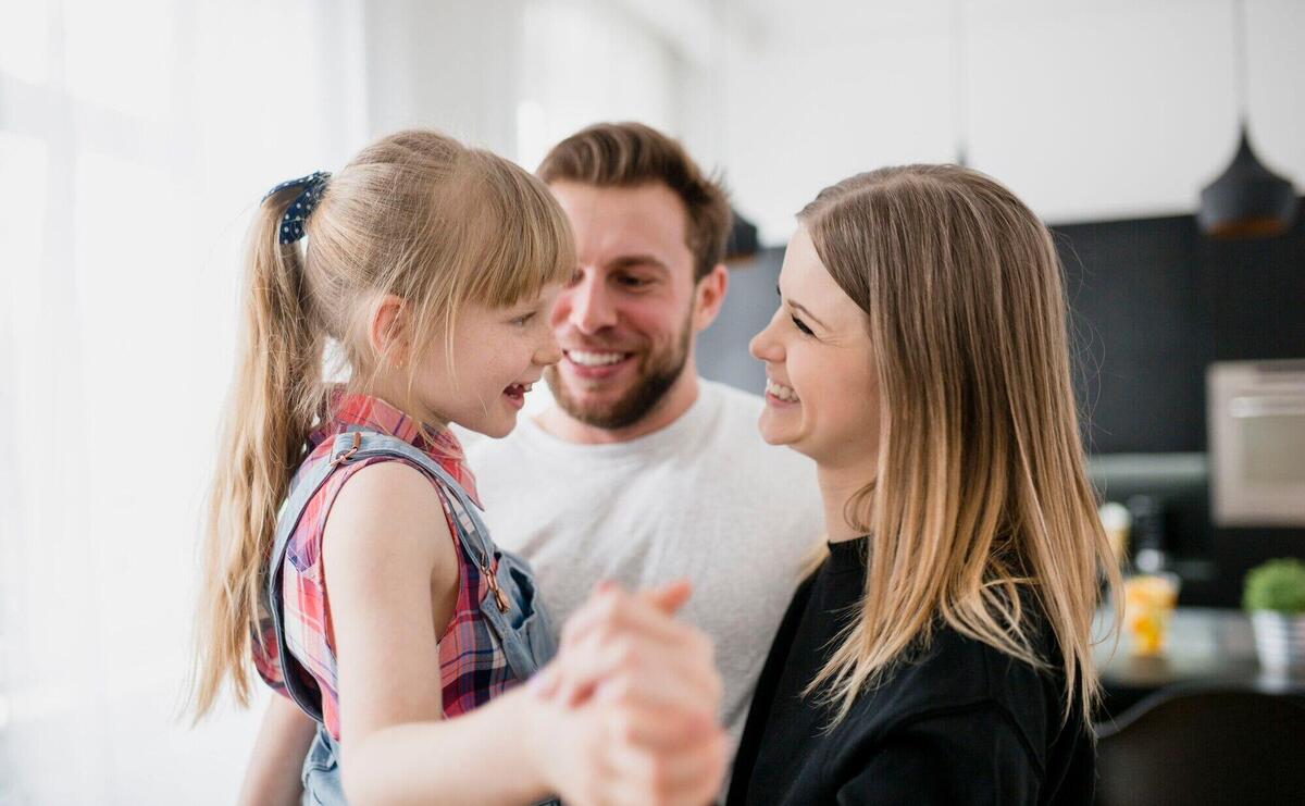 Family spending time together