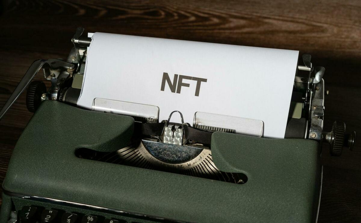 White paper in a vinatge typewriter