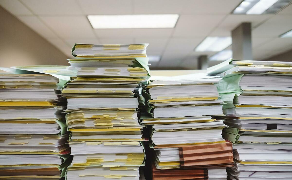 Pile of different kind of documents