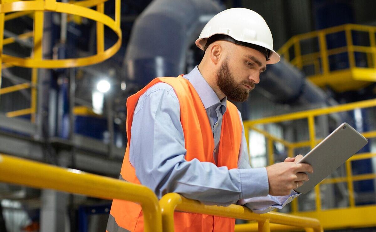 Person working in building and construction