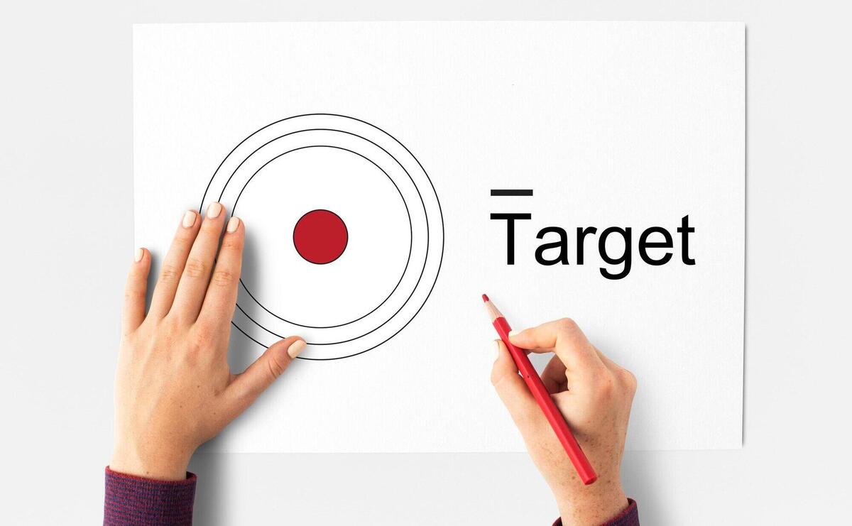 Target concept on paper