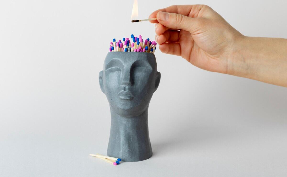 Memory concept with matches and head shape